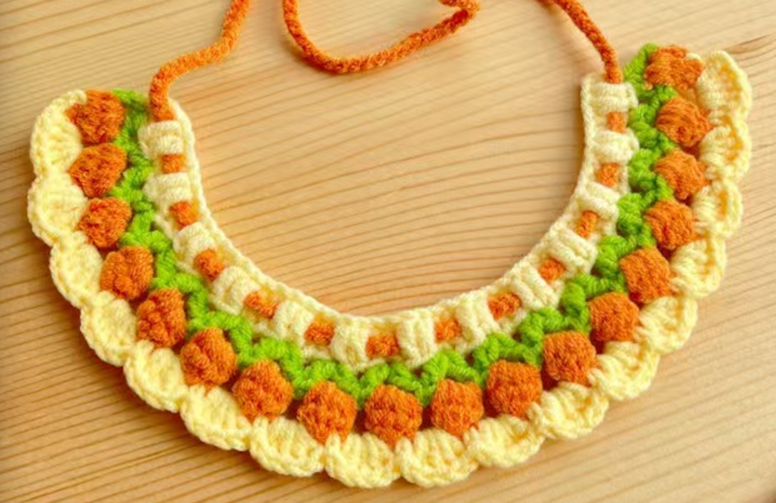 Adorable Knitted Pet Scarf