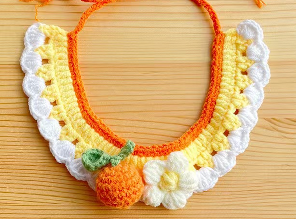 Adorable Knitted Pet Scarf