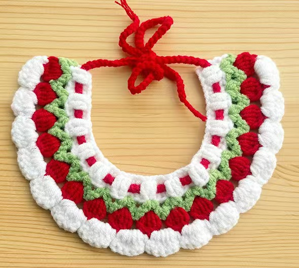 Adorable Knitted Pet Scarf