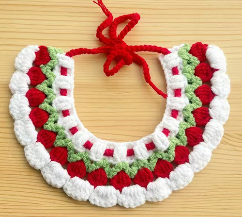 Adorable Knitted Pet Scarf
