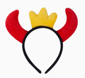 Bull Horn Crown Headband – Cute Novelty Hair Accessory