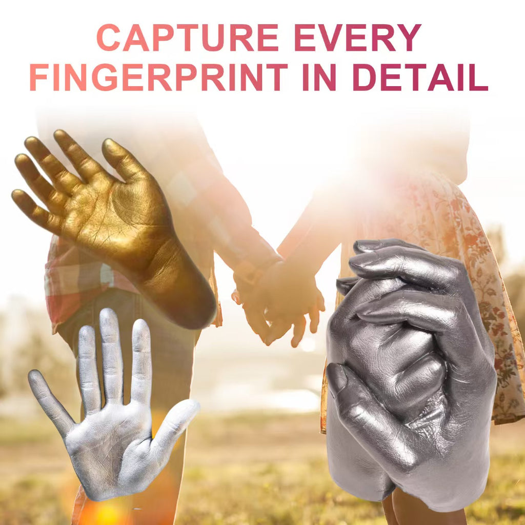 Downoo DIY For Love Hand Casting Kit - Couples Keepsake
