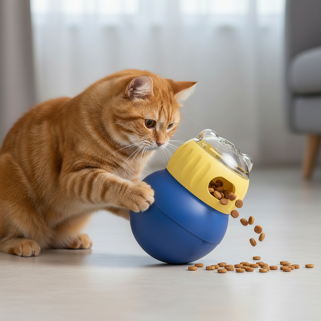 Interactive Tumbler Pet Feeder Toy